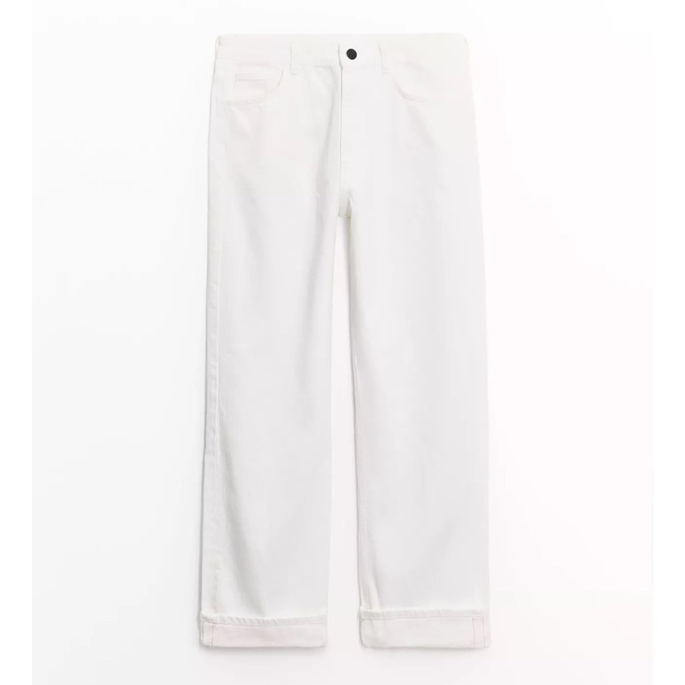 NWT ZARA MID-RISE STRAIGHT LEG JEANS